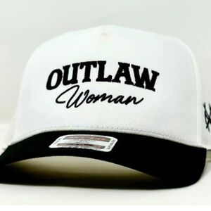 OTTO Outlaw Woman Black and White Hat
